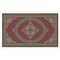 Deerlux Transitional Living Room Area Rug with Nonslip Backing, Red Medallion Pattern, 9 x12 ft QI003643.XL - alternate 4